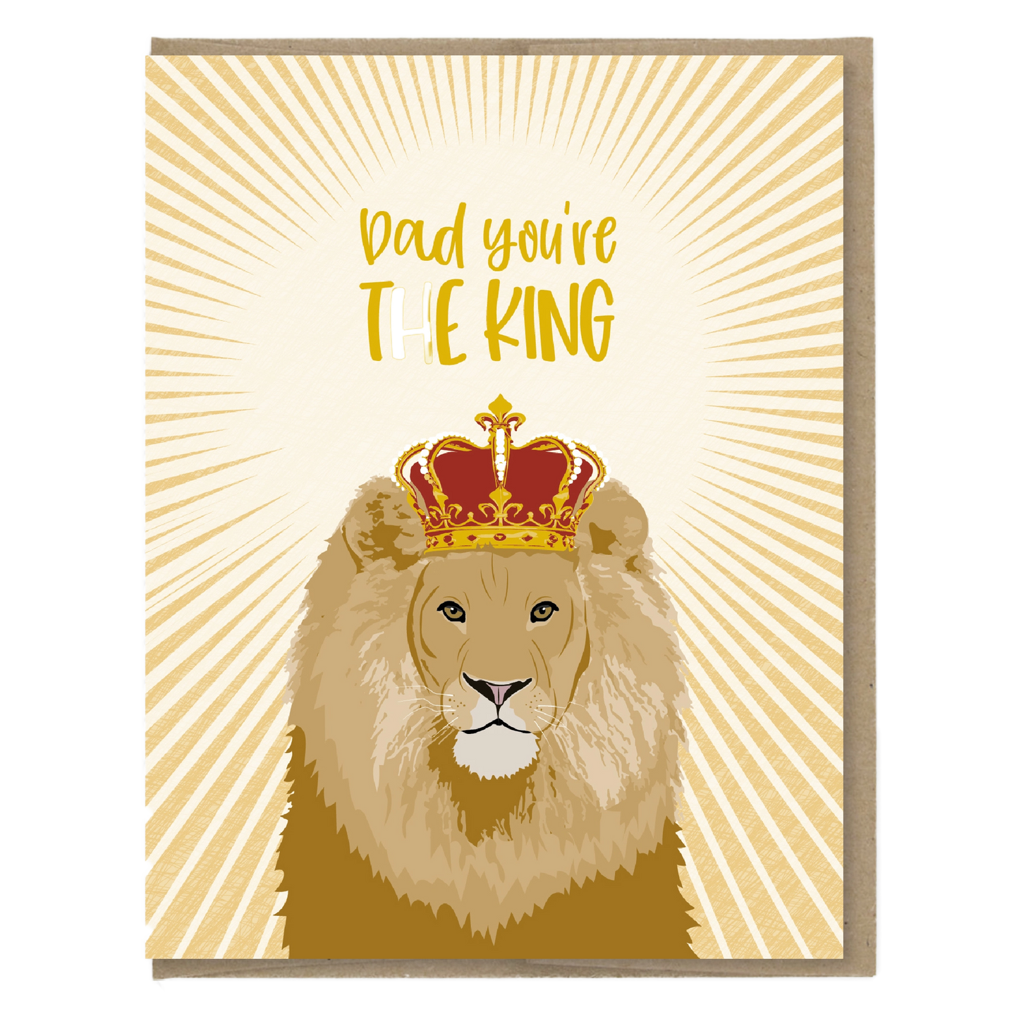 King Father's Day Card