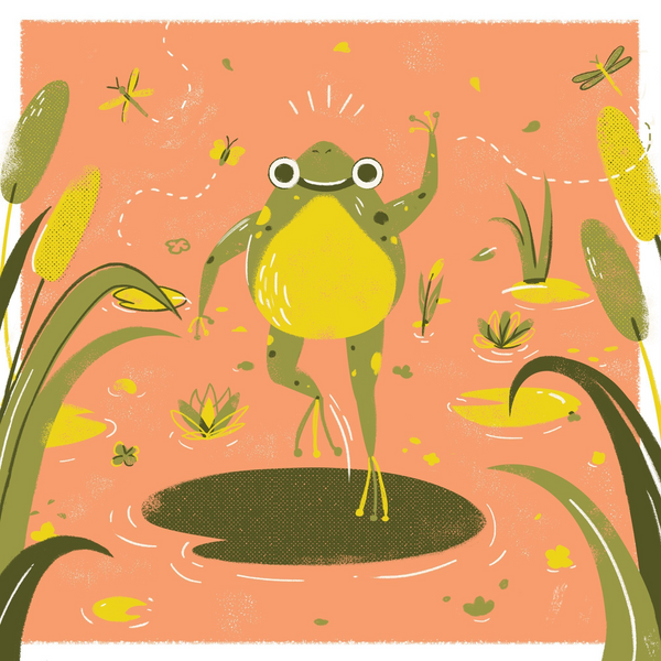 Leap Frog Art Print