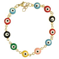 Rainbow Evil Eye Bracelet