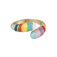 Striped Rainbow Ring