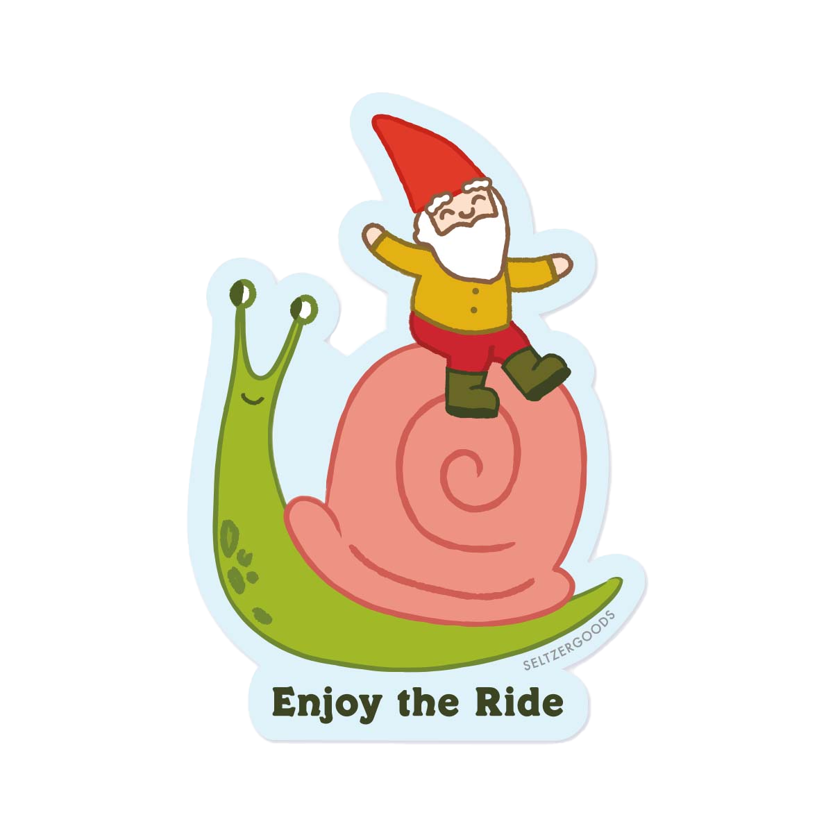 Enjoy The Ride Sticker