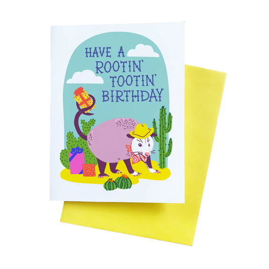 Rootin'Tootin' Birthday Greeting Card