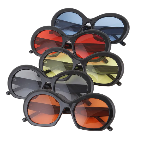 Large Round Tinted Sunglasses