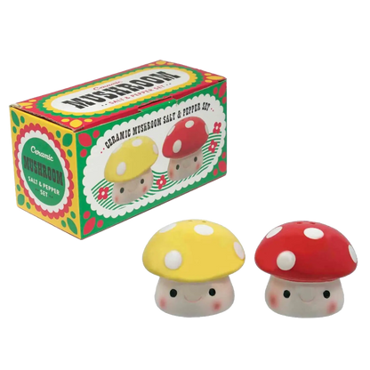 Mushroom Salt and Pepper Shakers