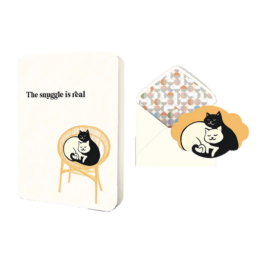 The Snuggle Is Real Greeting Card