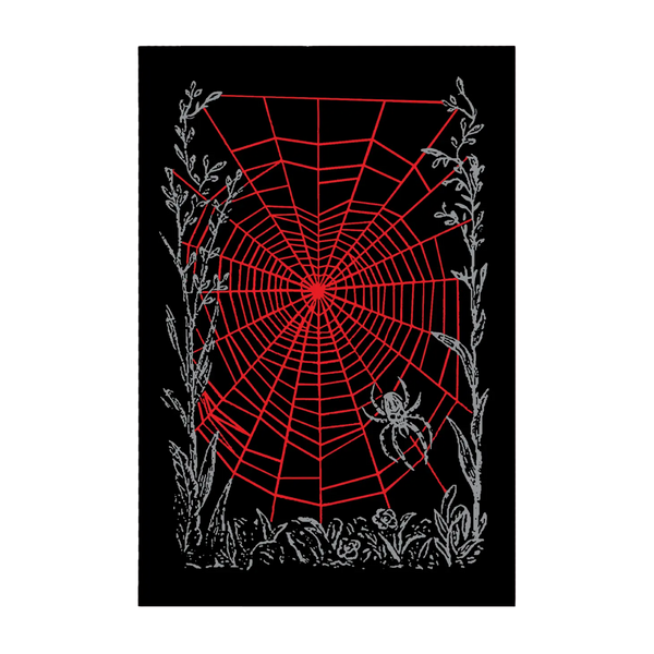 Spiderweb Heart Postcard