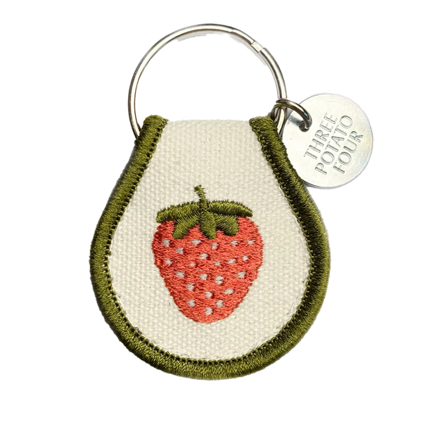 Strawberry Patch Keychain