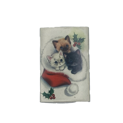 Holiday Kitten Mini Matchbox $2